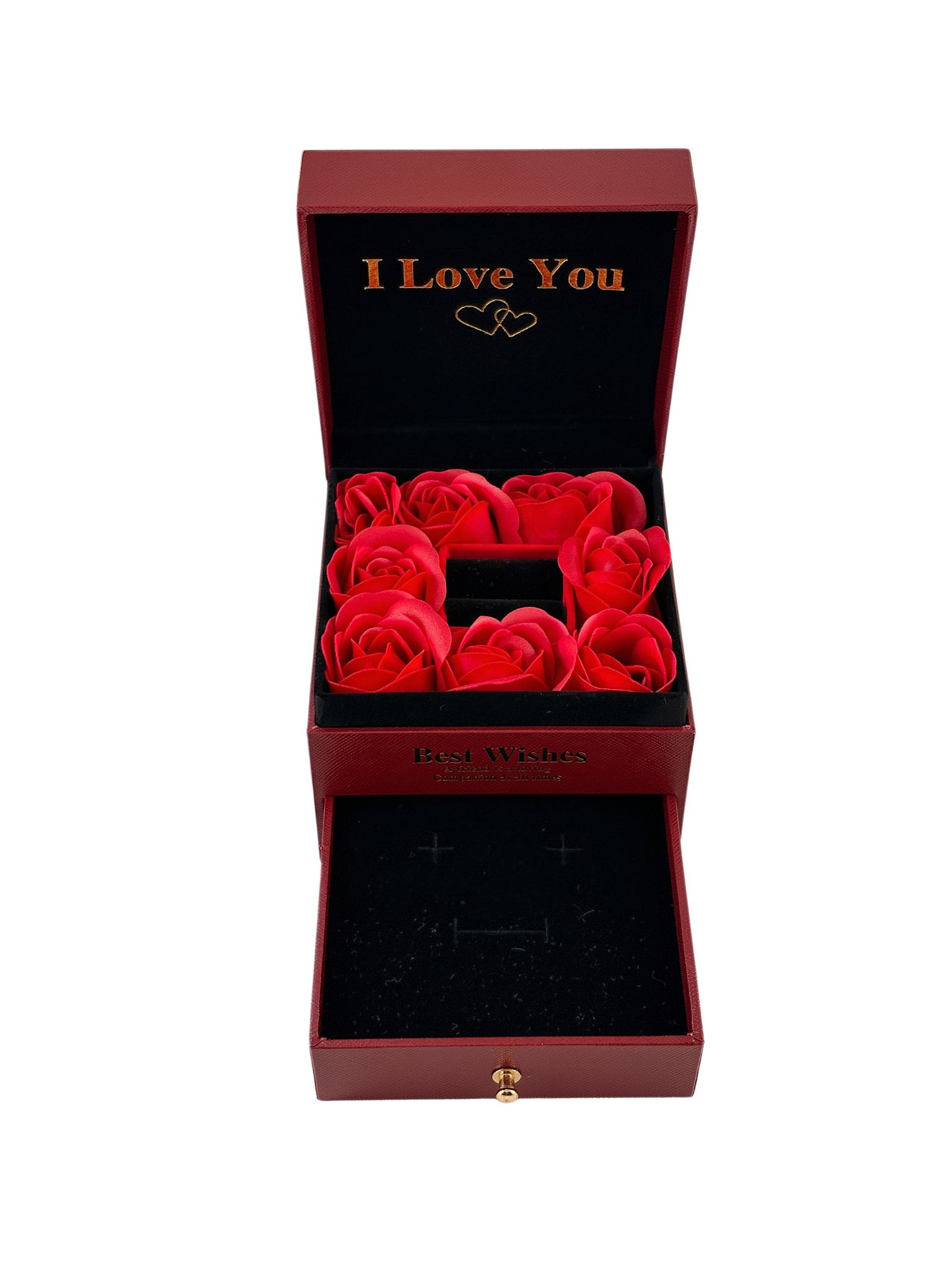 Ρομαντικό Κουτί Δώρου & Μπιζουτιέρα "I Love You"