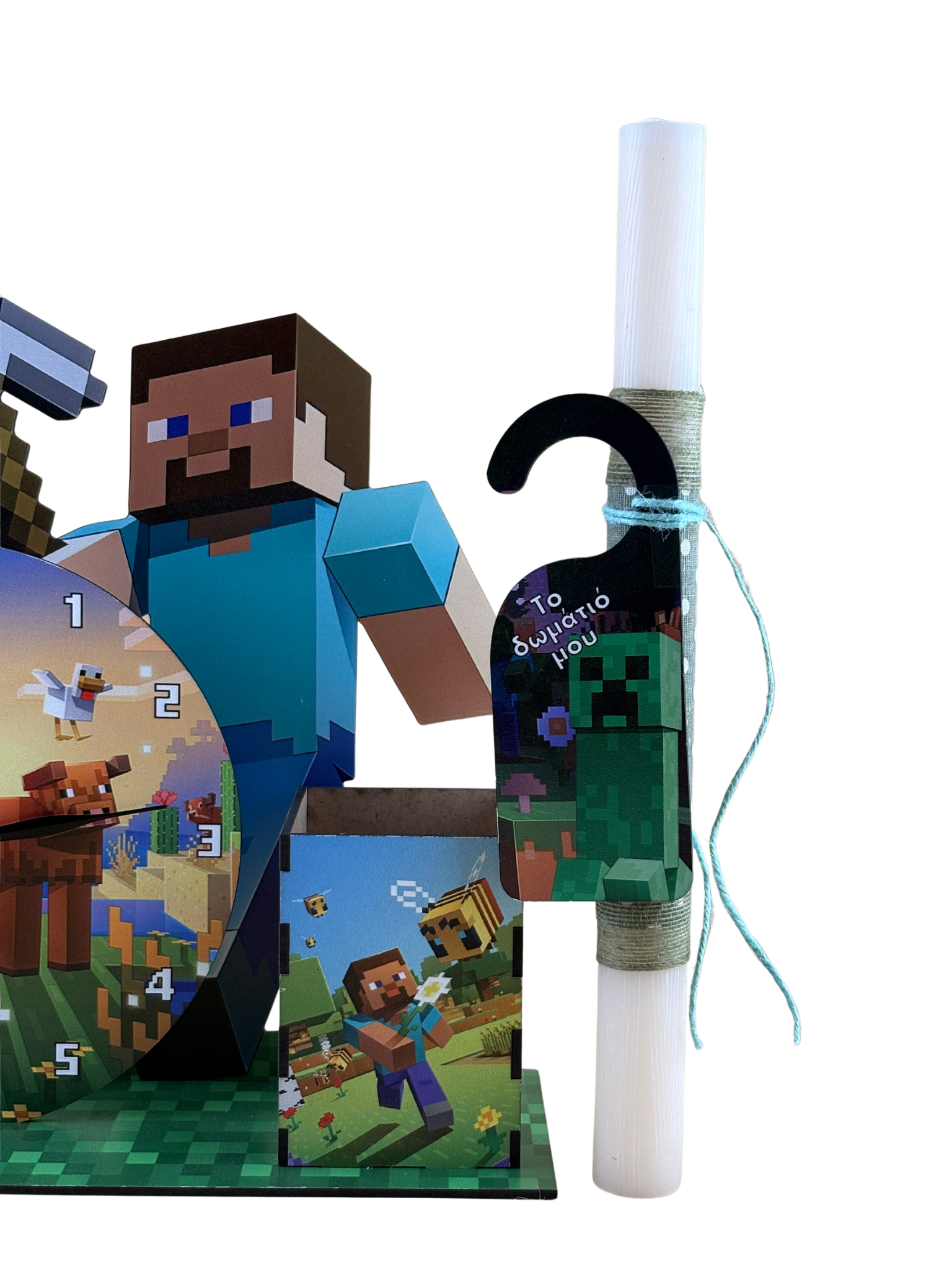 Πασχαλινή Λαμπάδα Minecraft World Σετ Γραφείου